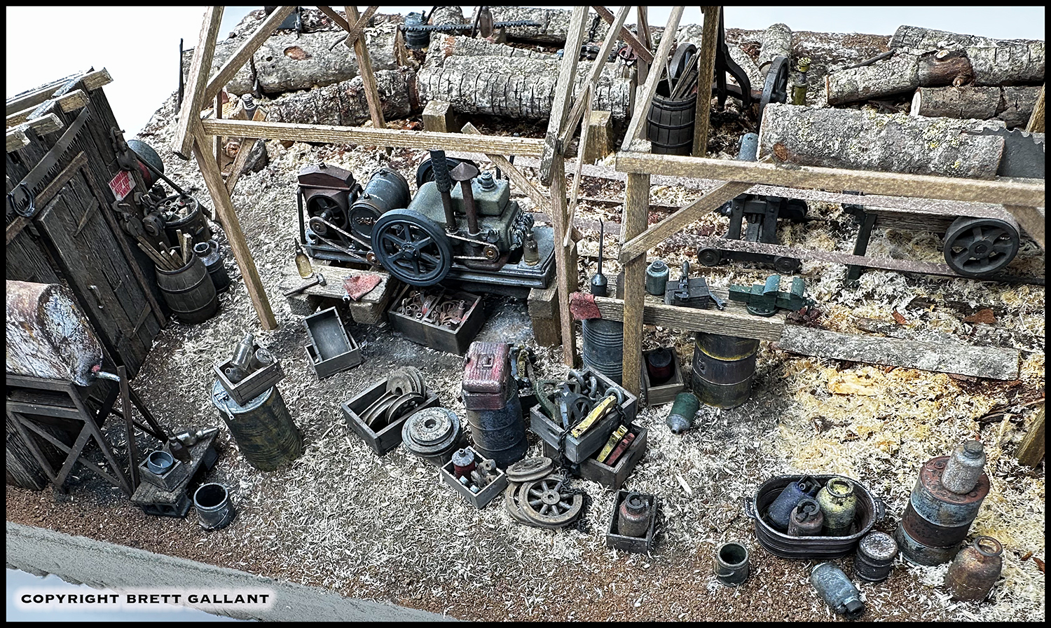 SierraWest Scale Models Backwoods Tie Mill